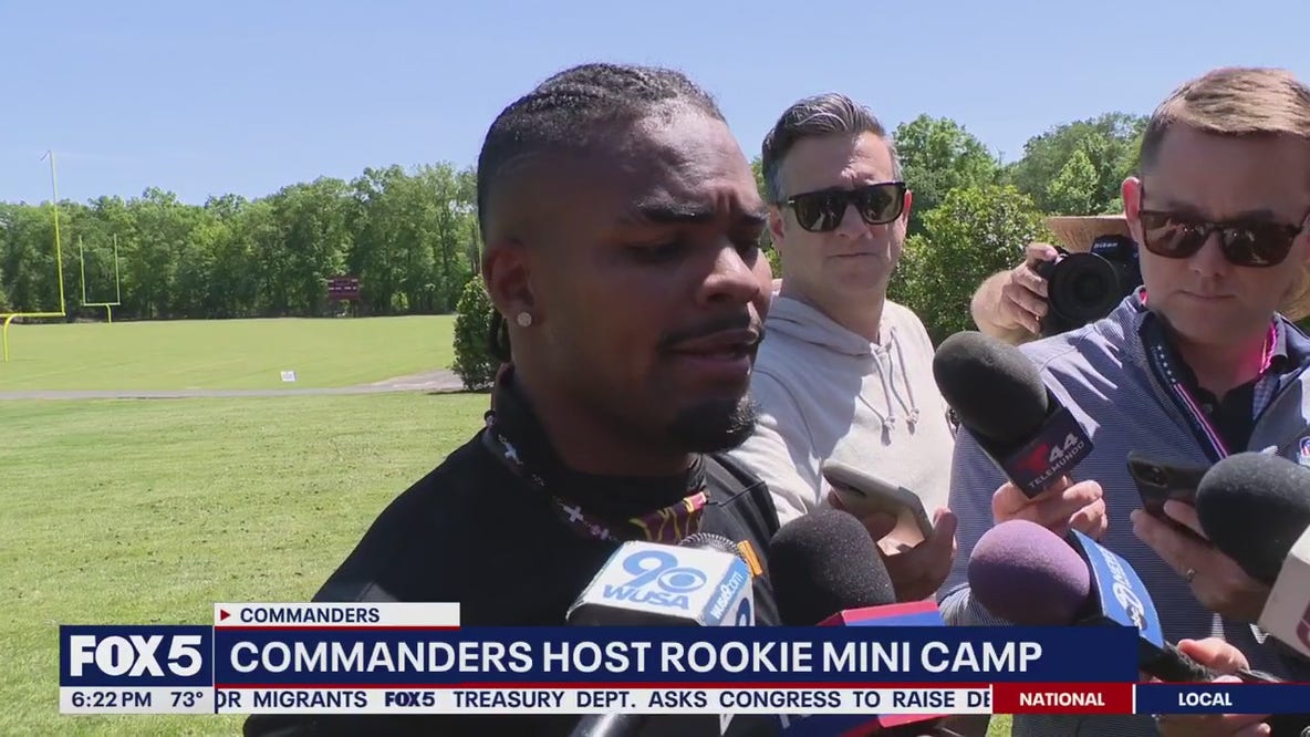 Brother of Sean Taylor competes at Commanders rookie mini camp